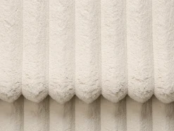 Sofá cama de 3 plazas de pana beige láminas LORETO