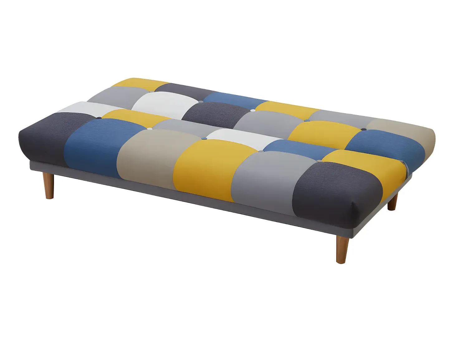 Sofá cama de 3 plazas de tela multicolor MARDAG