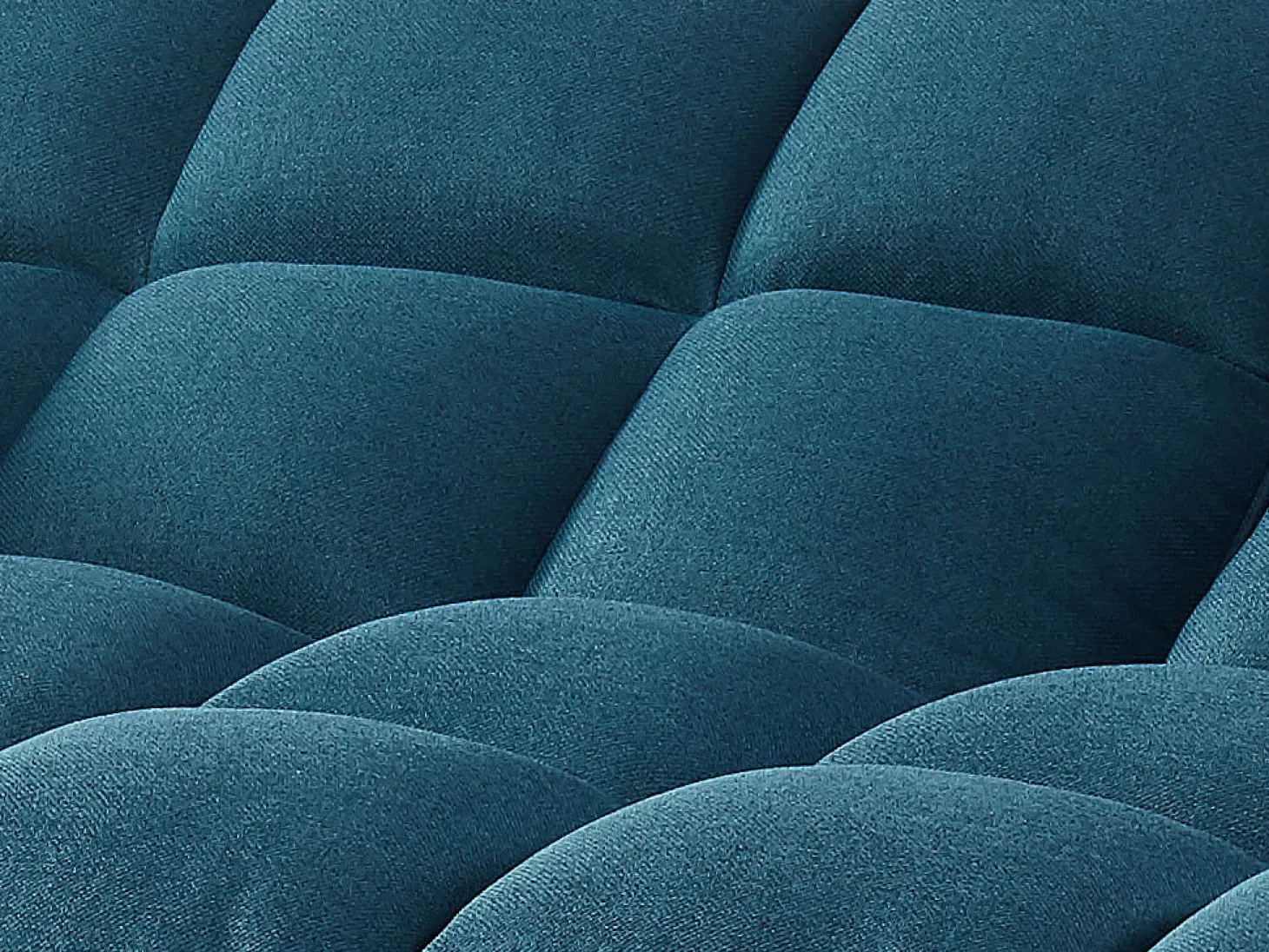 Sofá cama de 3 plazas de tela LOELINE azul. Made for Design