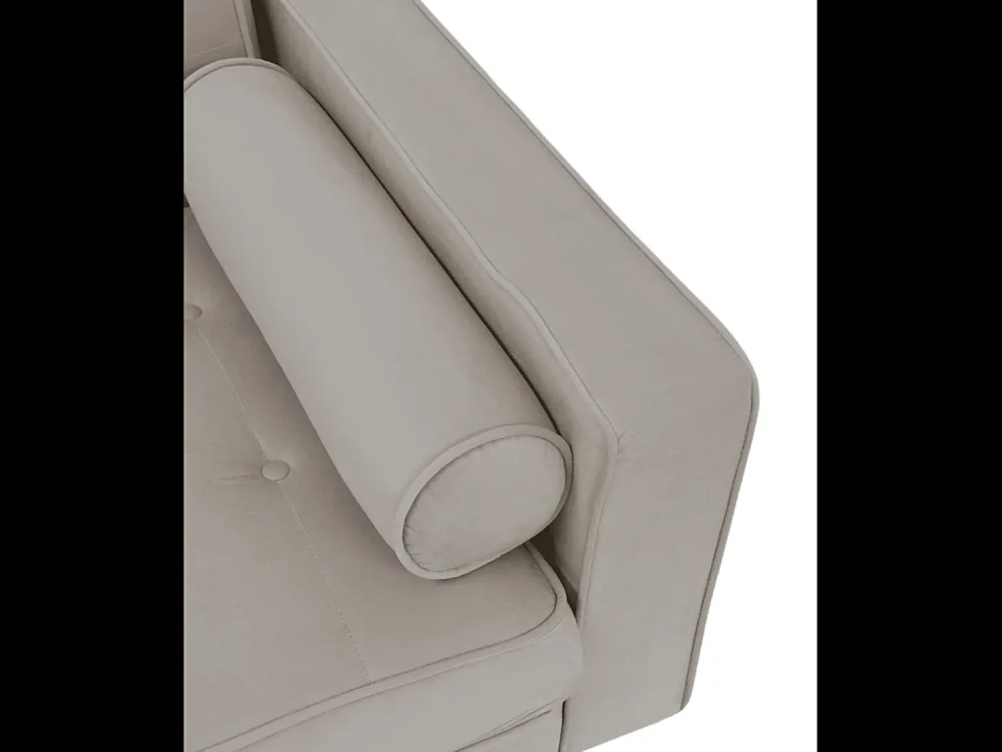 Sofá cama de 3 plazas de 100x210x89 cm de terciopelo en color verde y patas en roble Green