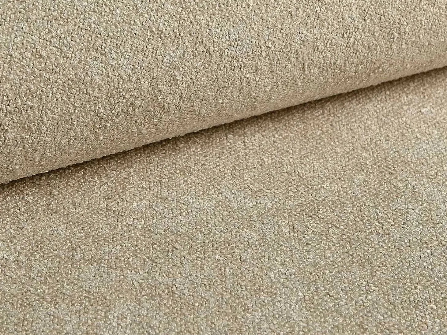 Sofá cama de 4 plazas en tejido beige FRIDORA