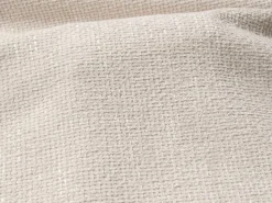 Sofá cama de 4 plazas en tela texturizada beige POGNIA