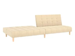 Sofá cama de 2 plazas tela color crema