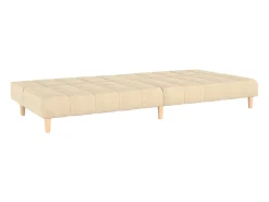 Sofá cama de 2 plazas tela color crema