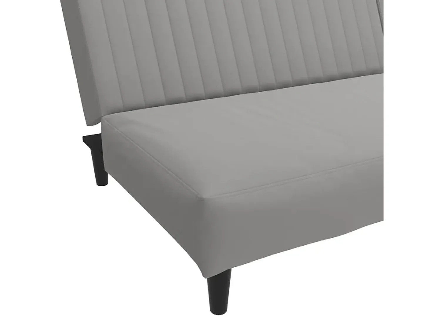 Sofá cama de 2 plazas terciopelo gris claro