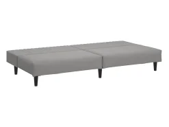 Sofá cama de 2 plazas terciopelo gris claro