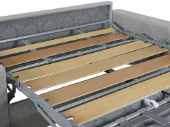 Sofá cama de apertura rápida 2p 14 cm tela Gris CALITO