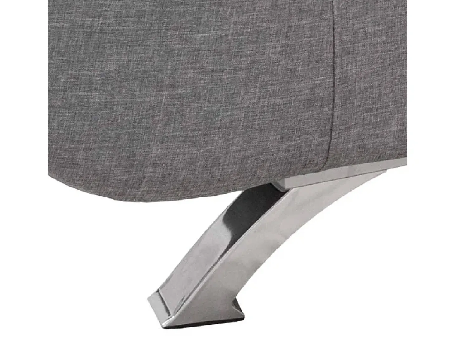 Sofá cama de microfibra de 2 plazas de diseño moderno Centenario - Gris