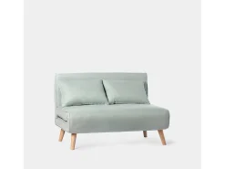 Sofá cama de Tela Aguamarina 79 x 117- Noa