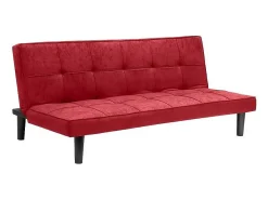 Sofá Cama Diseño En Tejido 2 Plazas para casa y oficina Giada - Rojo
