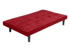 Sofá Cama Diseño En Tejido 2 Plazas para casa y oficina Giada - Rojo