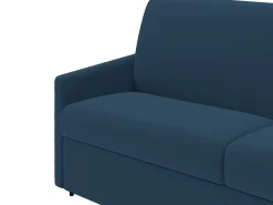 Sofá cama exprés de 4 plazas de tela color gris CALIFE