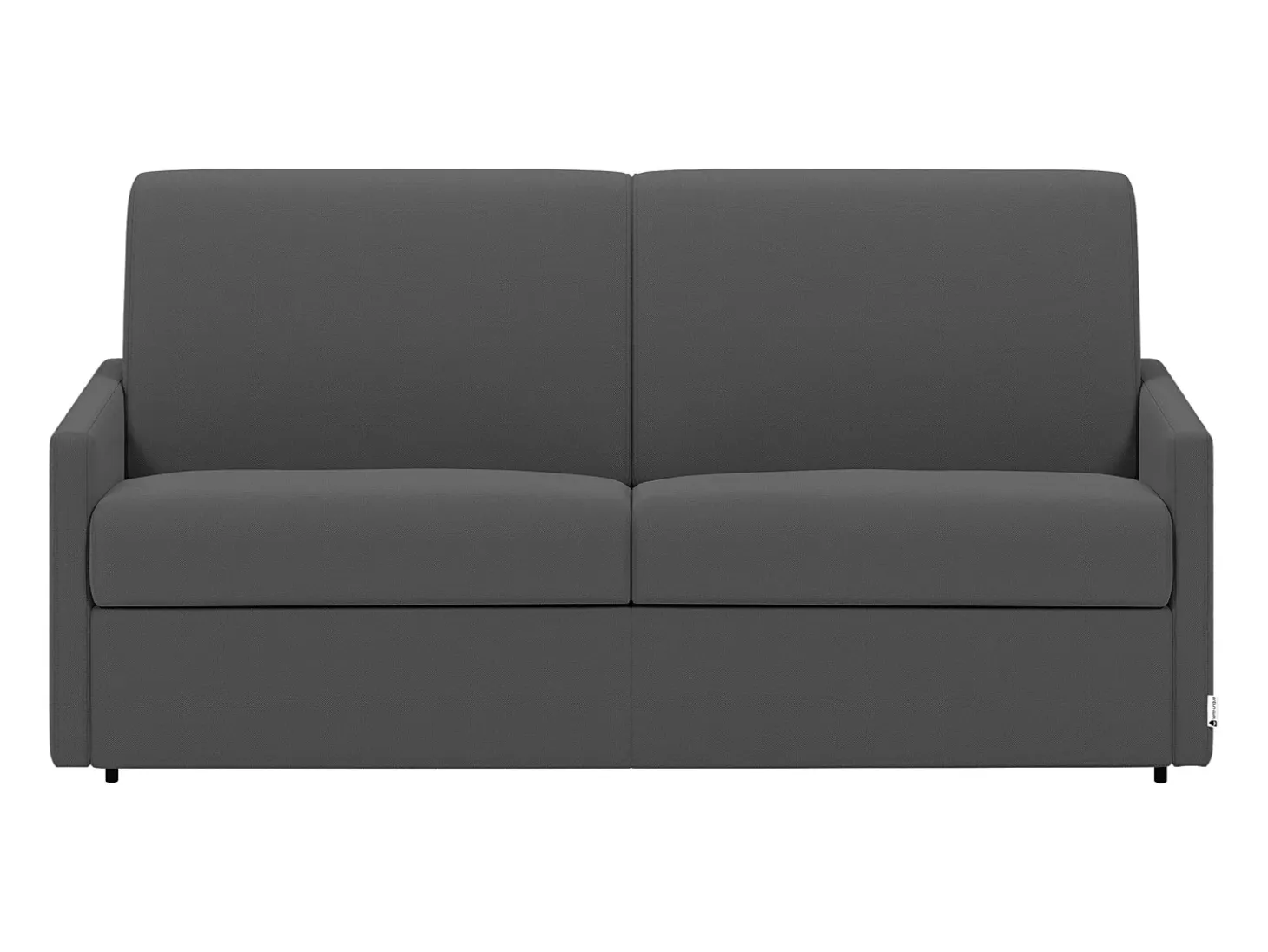 Sofá cama exprés de 4 plazas de tela color gris CALIFE