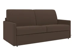 Sofá cama exprés de 4 plazas de tela color gris CALIFE