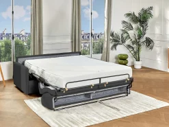 Sofá cama italiano 3p 22 cm tela - Color Gris CALIFE