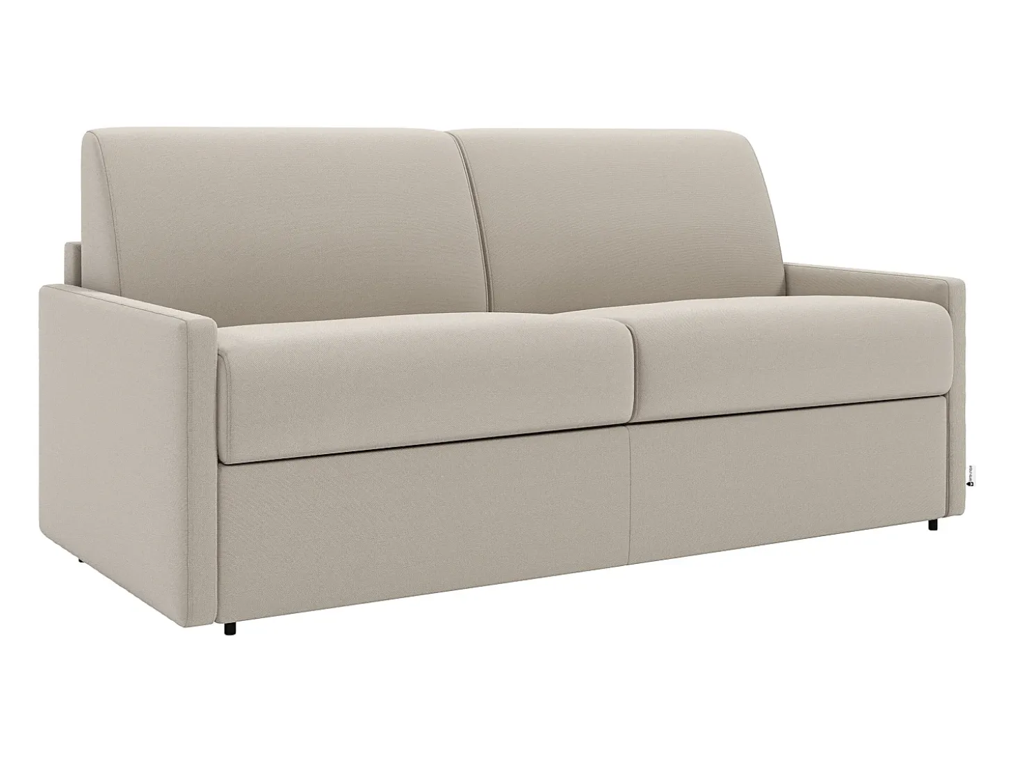Sofá cama italiano 3p 22 cm tela - Color Gris CALIFE