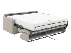 Sofá cama italiano 4p 22 cm tela - Color Gris CALIFE