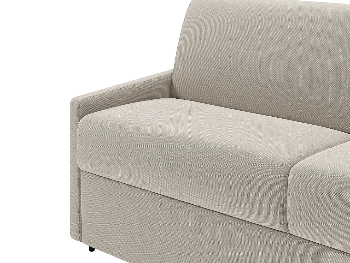 Sofá cama italiano 4p 22 cm tela - Color Gris CALIFE