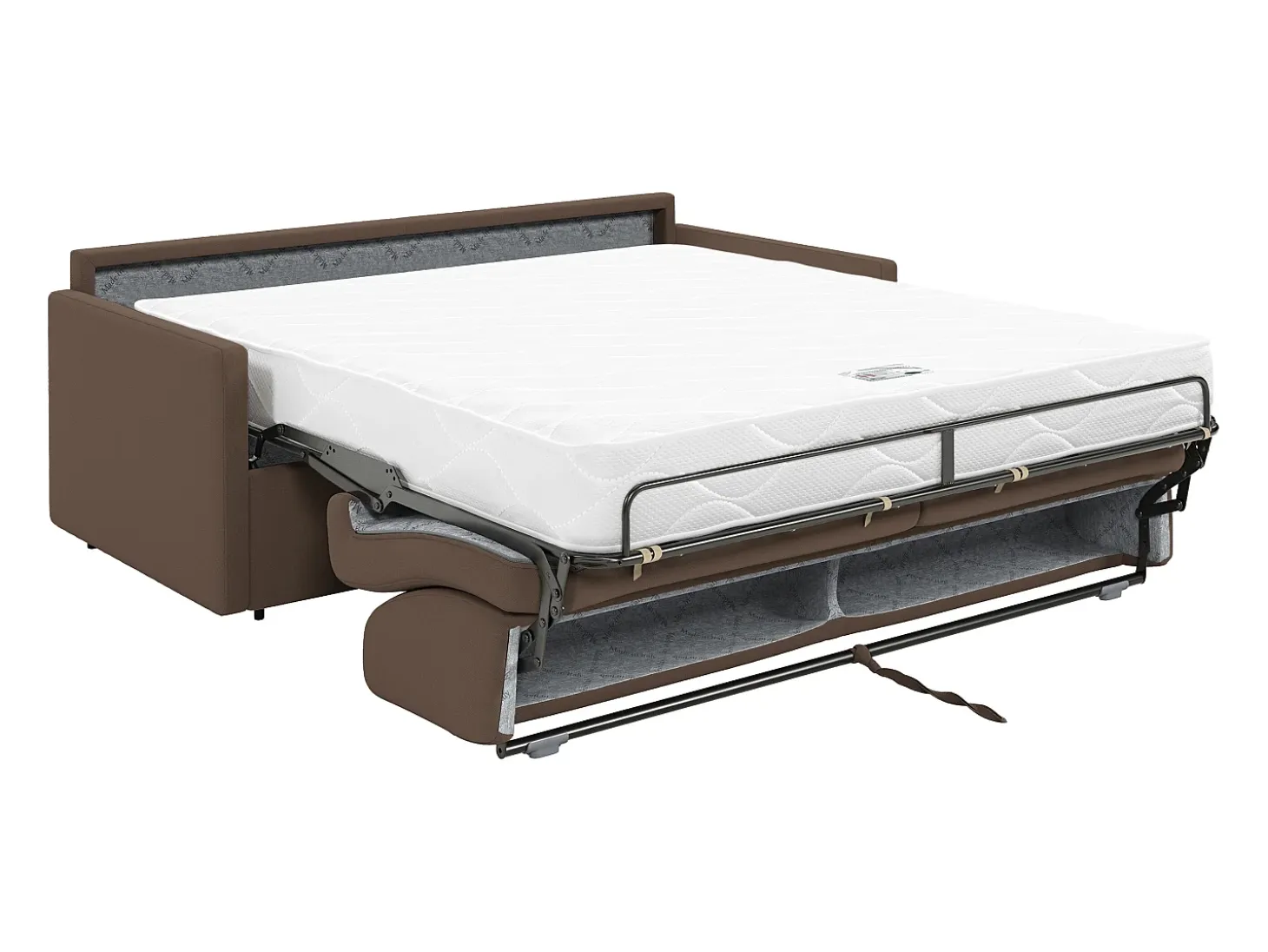 Sofá cama italiano 3p 18 cm tela - Color Gris CALIFE