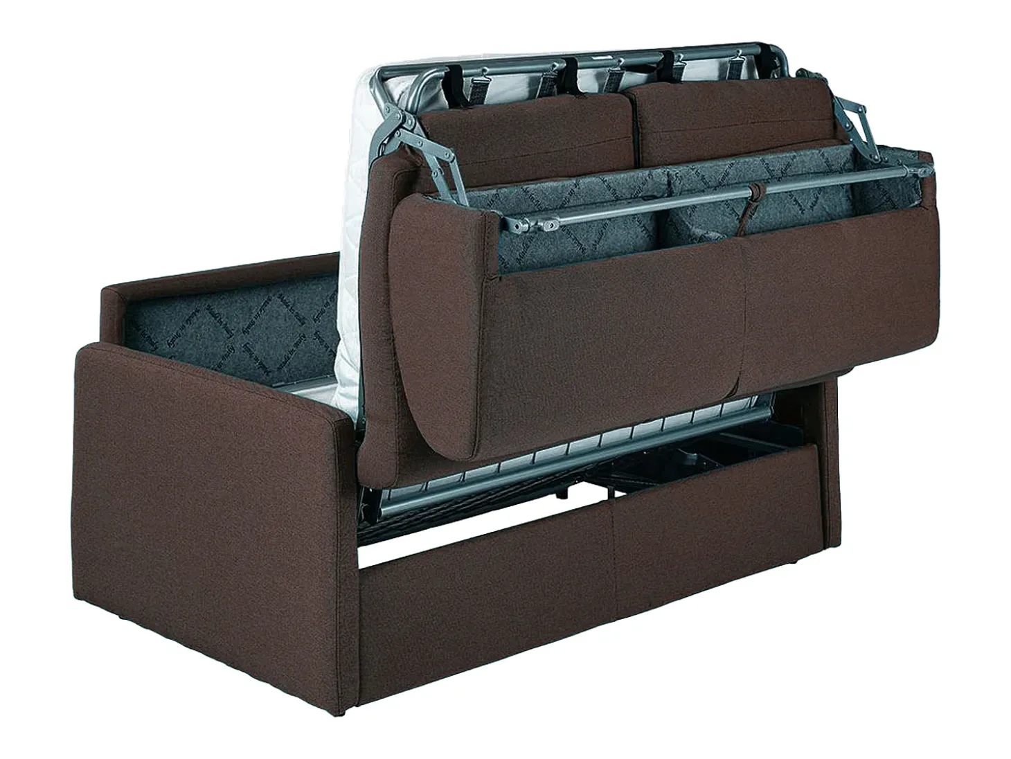 Sofá cama italiano 3p 18 cm tela - Color Gris CALIFE