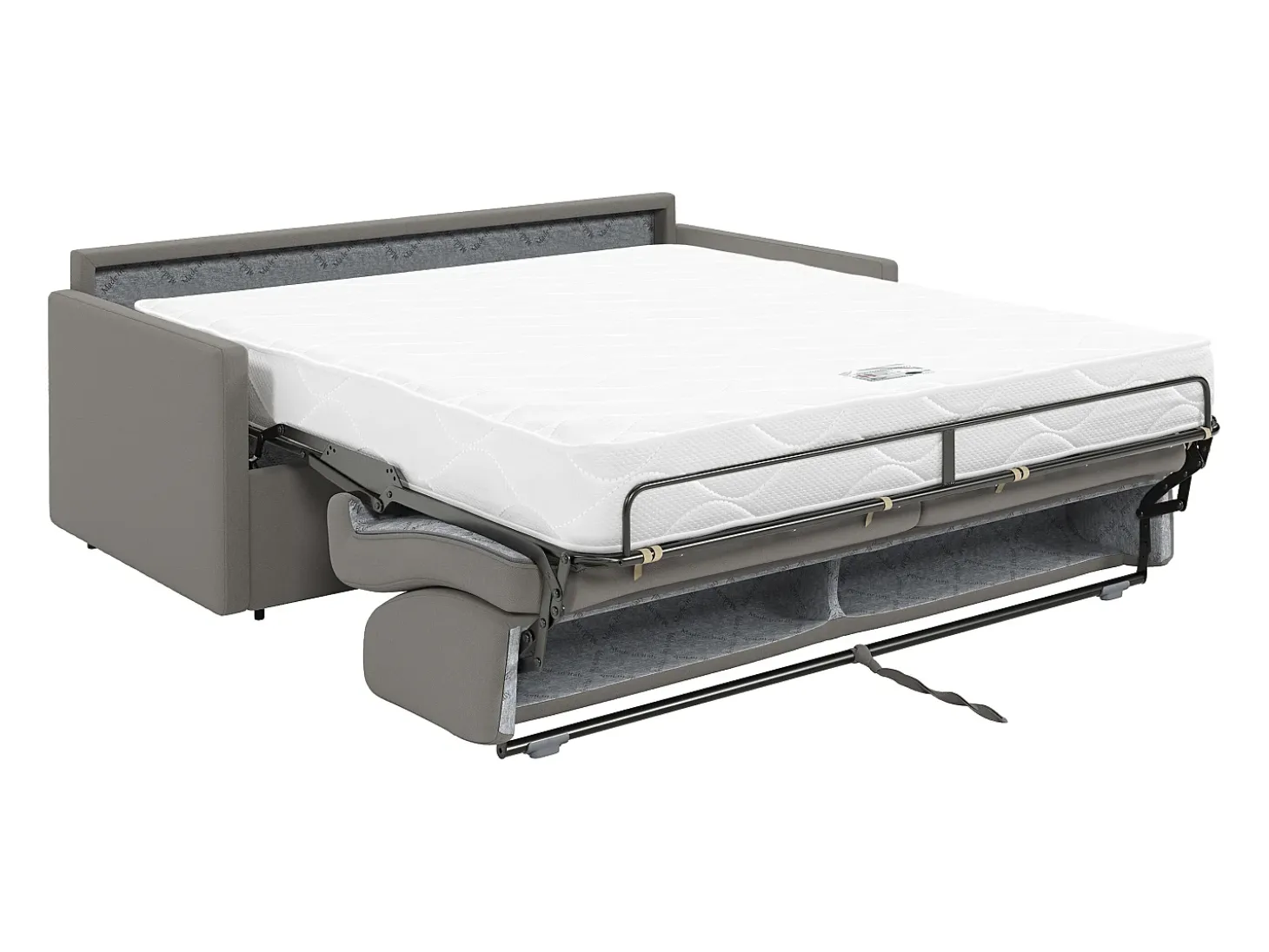Sofá cama italiano 4p 18 cm tela - Color Gris CALIFE