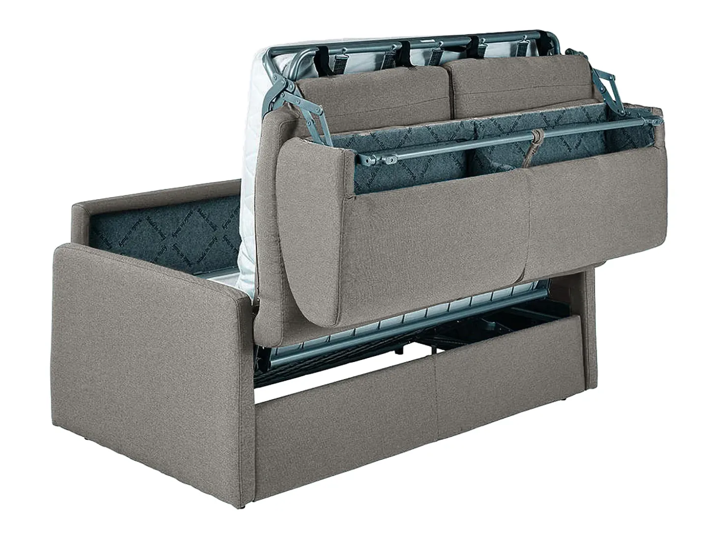 Sofá cama italiano 4p 18 cm tela - Color Gris CALIFE