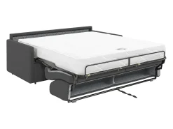 Sofá cama italiano 4p 22 cm tela - Color Gris CALIFE