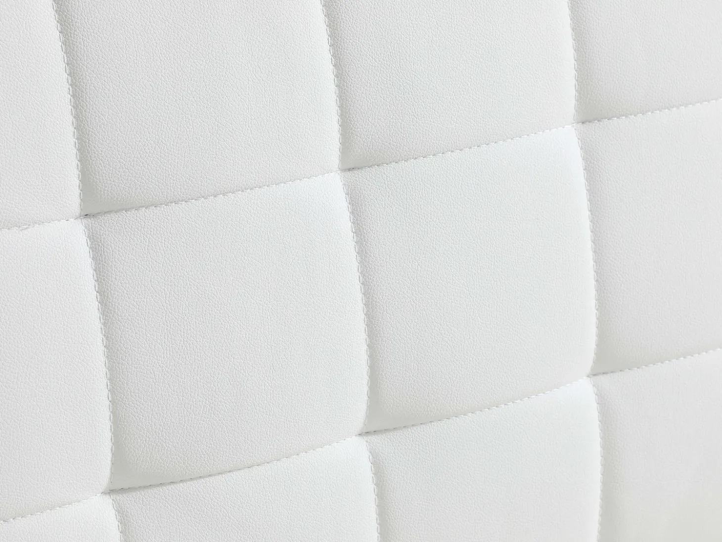 Sofá cama rinconera reversible de piel sintética blanco WILLIS II