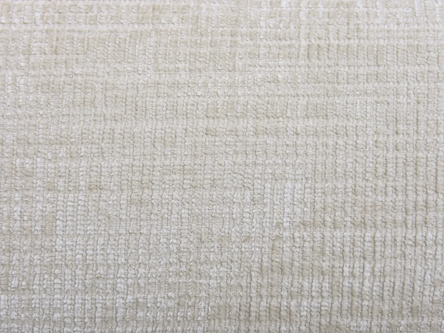 Sofá chaise longue izquierda en tela texturizada con almacenamiento beige MORAVA