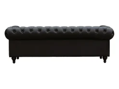 Sofá Chesterfield "Aliza" 3 plazas - Marron