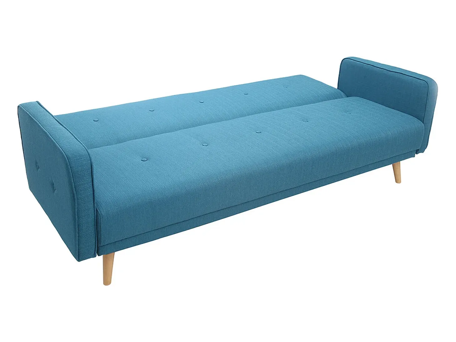 Sofá convertible 3 plazas diseño escandinavo azul ULLA