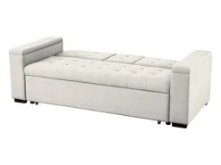 Sofá convertible 3 plazas en tela beige NOHO