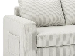 Sofá convertible de 2 plazas MIRTO en pana beige