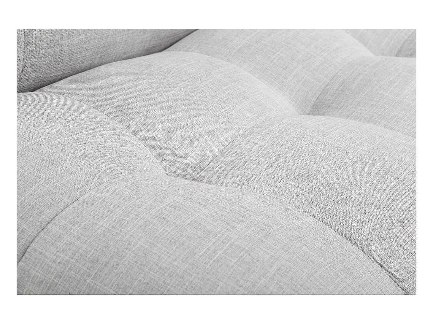 Sofá convertible diseño escandinavo gris y roble YUMI