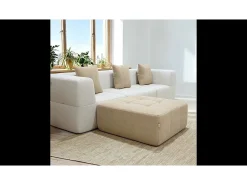 Sofá convertible Eden Completo 3 plazas - blanco arena