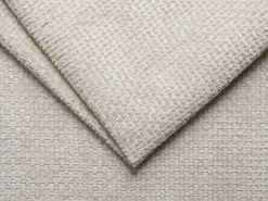 Sofá de 4 plazas con asiento cómodo y profundo de tela texturizada beige MOTINO