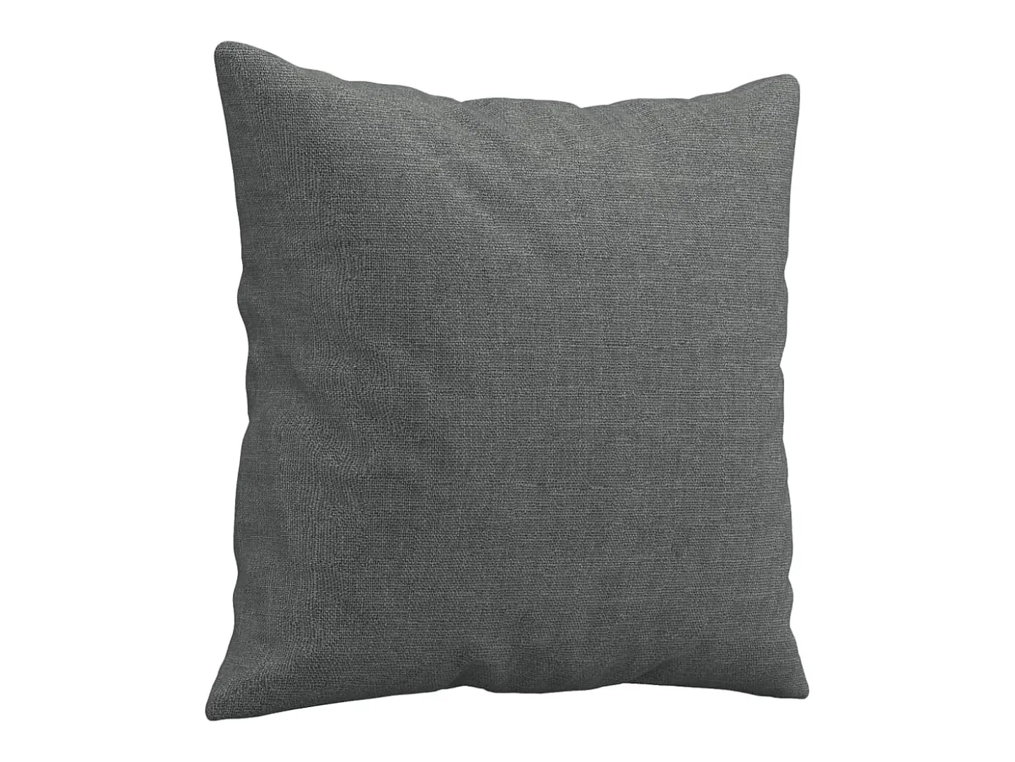 Sofá de 3 plazas con cojines tela gris oscuro 180 cm