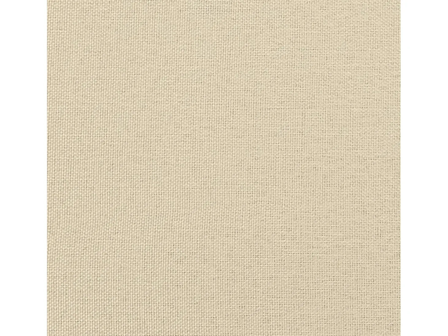Sofá de 3 plazas con cojines tela color crema 180 cm