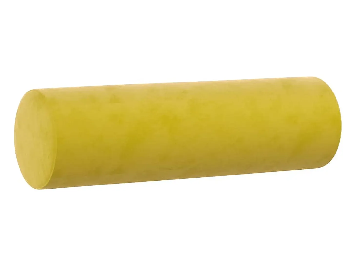 Sofá de 2 plazas con cojines terciopelo amarillo 140 cm
