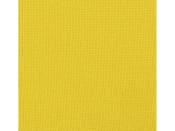 Sofá de 2 plazas con cojines tela amarillo claro 120 cm