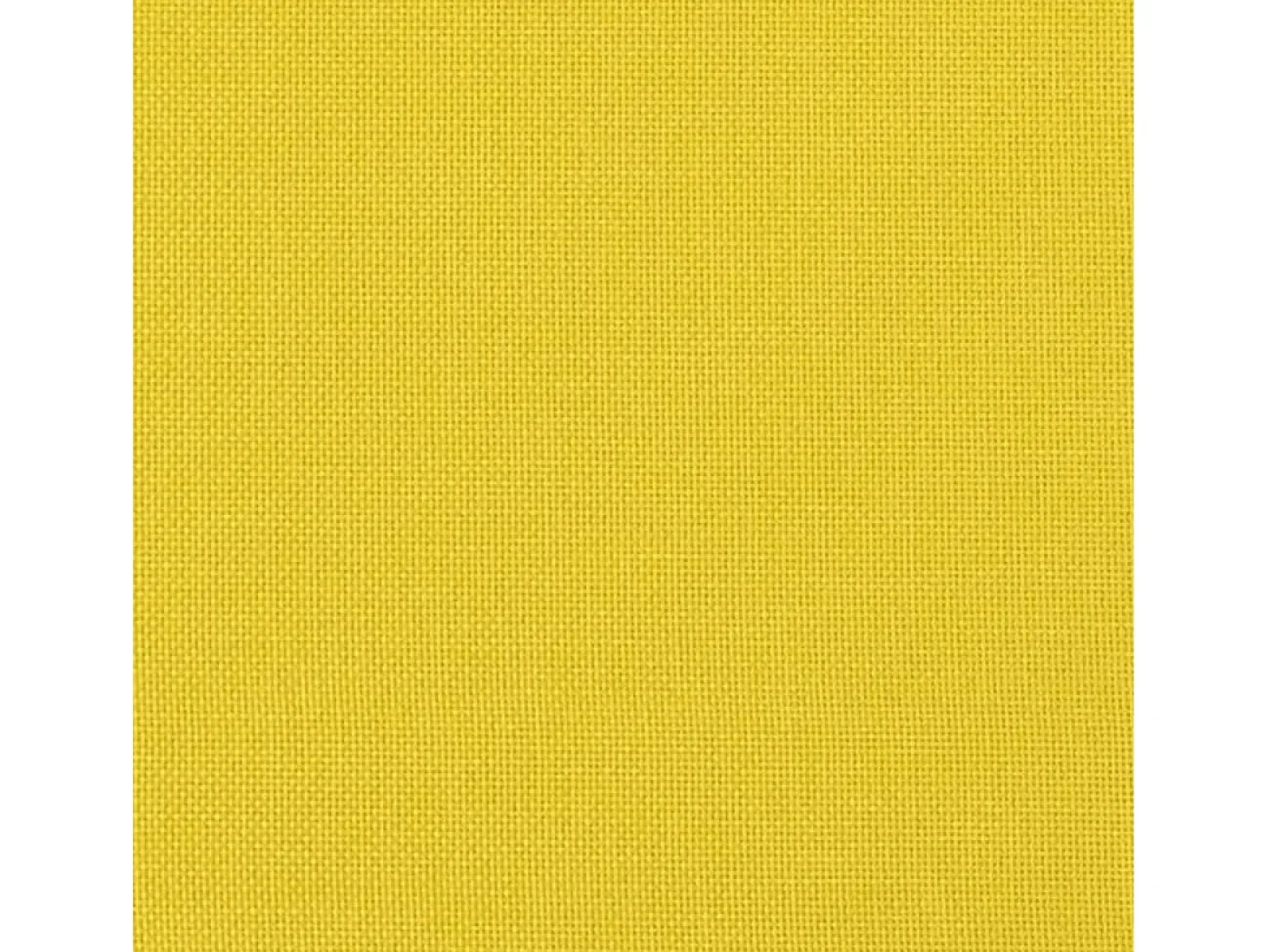 Sofá de 2 plazas con cojines tela amarillo claro 120 cm