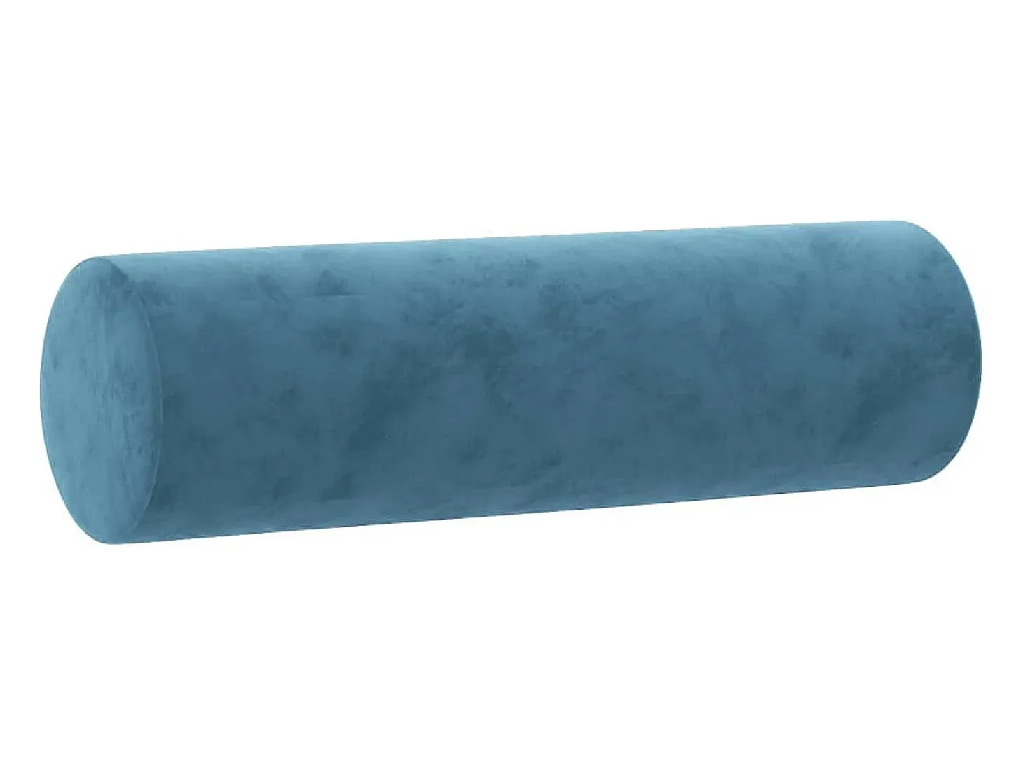 Sofá de 2 plazas con cojines terciopelo azul 140 cm