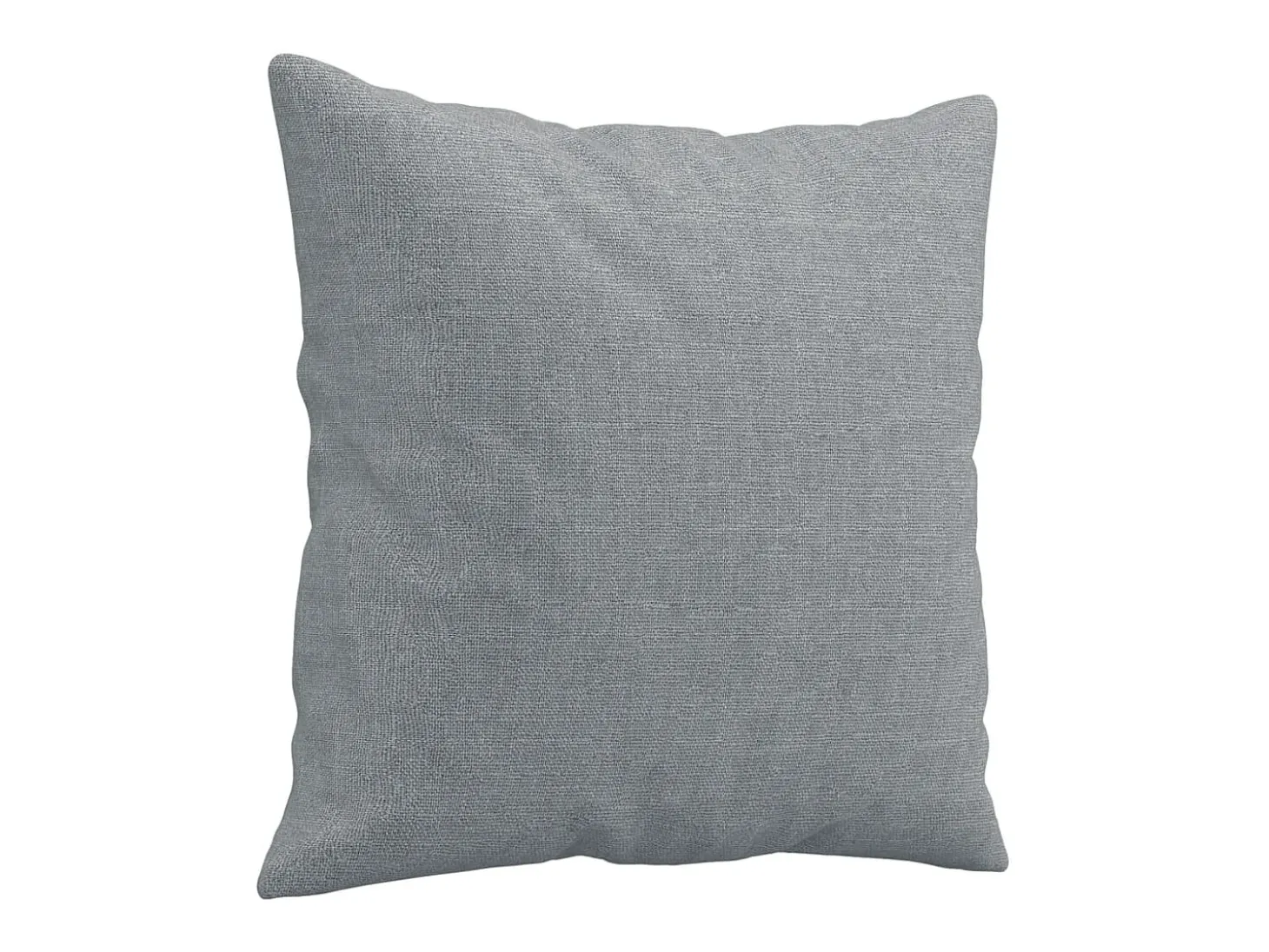 Sofá de 2 plazas con cojines tela gris claro 120 cm