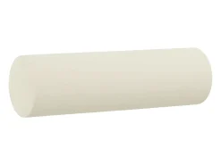 Sofá de 2 plazas con cojines terciopelo color crema 120 cm