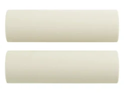 Sofá de 2 plazas con cojines terciopelo color crema 120 cm