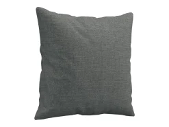 Sofá de 2 plazas con cojines tela gris oscuro 120 cm