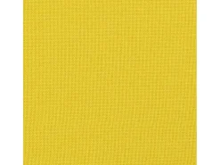 Sofá de 2 plazas con cojines tela amarillo claro 140 cm