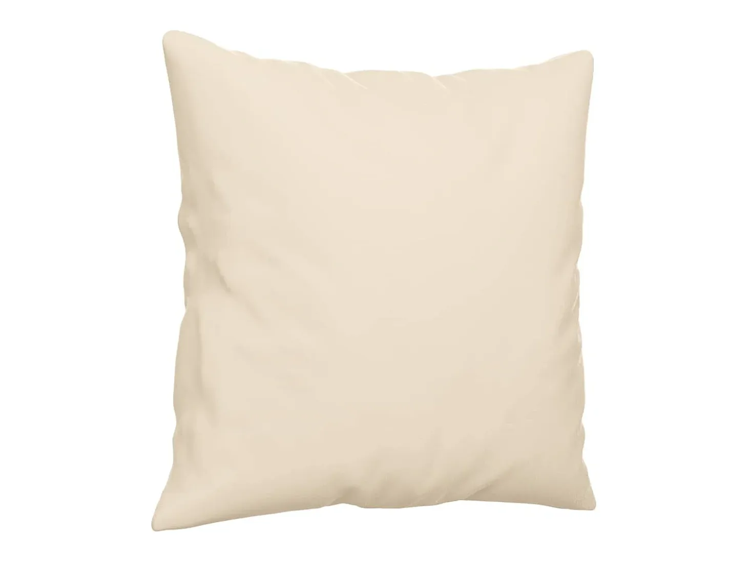 Sofá de 3 plazas con cojines tela de microfibra beige 180 cm