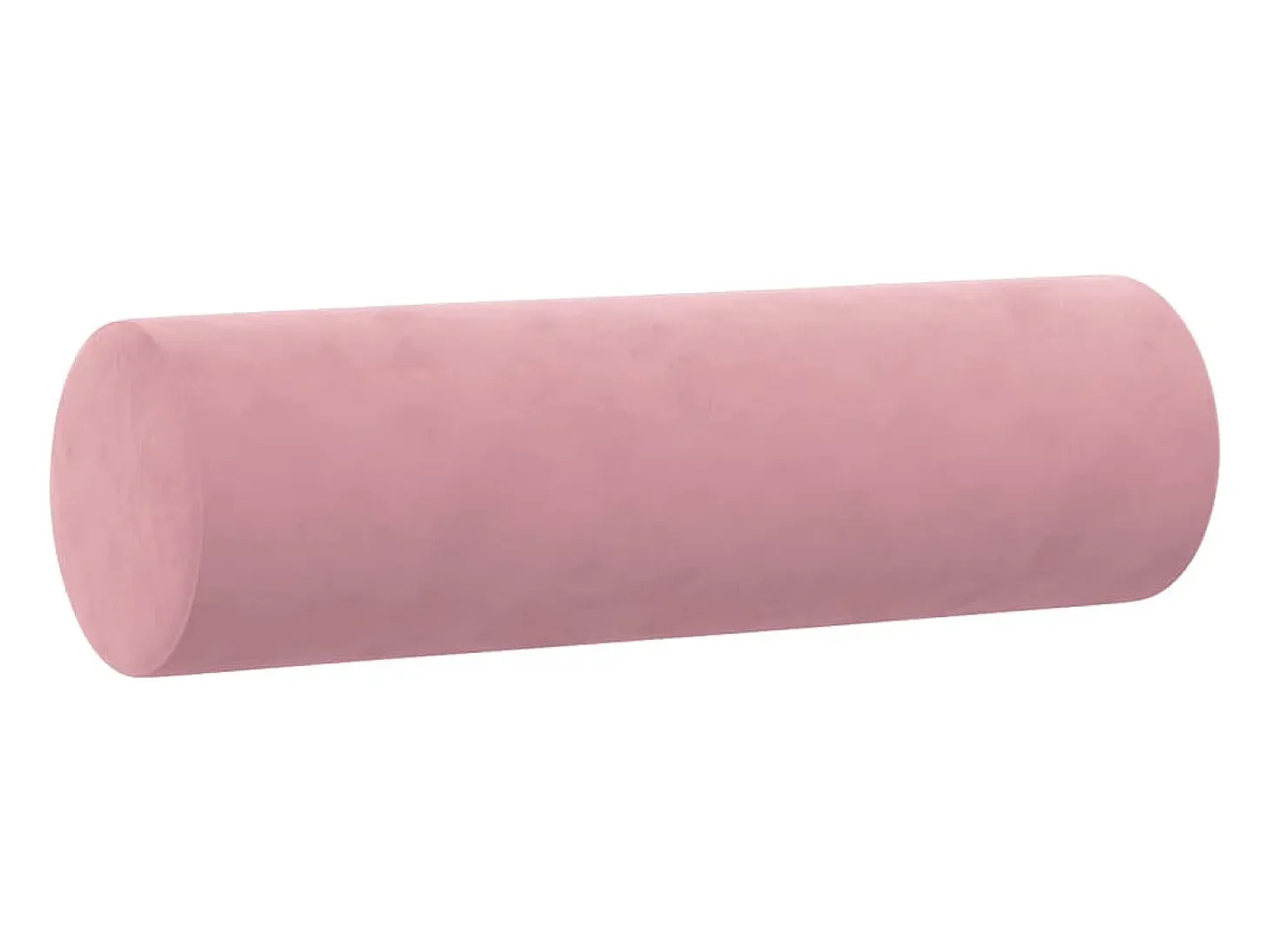 Sofá de 2 plazas con cojines terciopelo rosa 140 cm