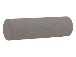 Sofá de 2 plazas con cojines tela gris taupe 140 cm